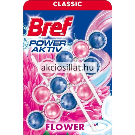 Bref Power Aktiv Flower WC-frissítő 3x50g