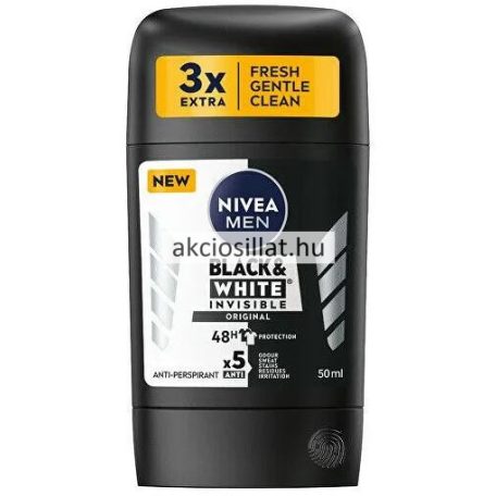 Nivea Men Black & White Invisible Original 48H deo stift 50ml