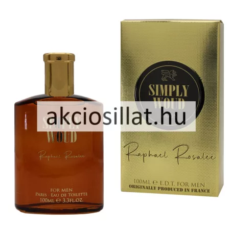 Raphael Rosalee Simply Woud Paris EDT 100ml / Tom Ford Oud Wood parfüm utánzat