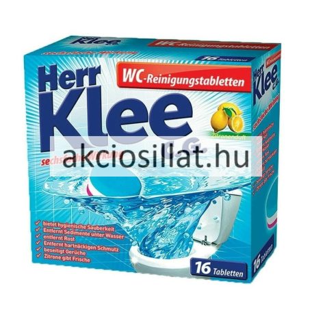 Herr Klee wc vízkő eltávolító tabletta Lemon 16db