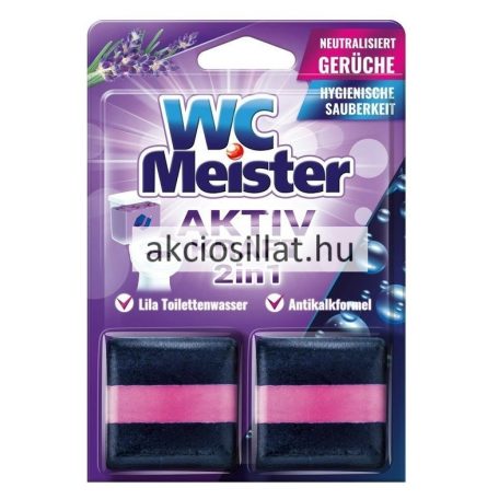 WC Meister Wc Tartály tabletta Lavender 2x50g