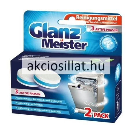 Glanz Meister mosogatógép tisztító tabletta 2db