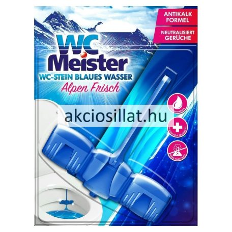 WC Meister színező wc tisztító block Alpen Frisch 45g