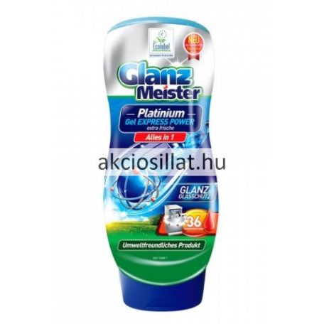 Glanz Meister Platinum gél mosogatógéphez 720ml ECO Label