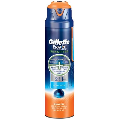 Gillette-Fusion-Proglide-Sensitive-Gel-2in1-Ocean-Breeze-170ml