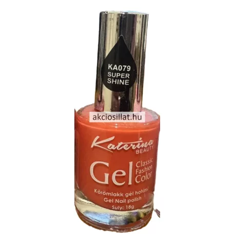 Katerina Beauty Gel Classic Fashion Color KA079 gél hatású körömlakk 18g