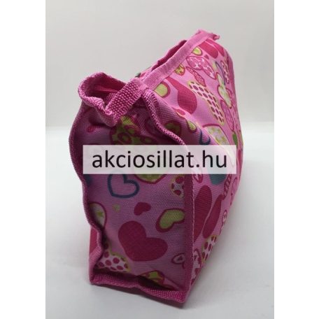 Kicsi kozmetikai táska rózsaszín szív