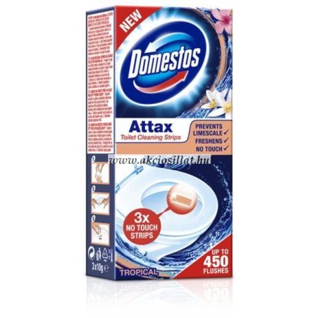 Domestos-Attax-Tropical-ontapados-WC-tisztoto-csik-3x10g