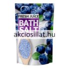 Fresh Juice Bath Salt Blueberry & Black Cherry áfonya és fekete cseresznye fürdősó 500g
