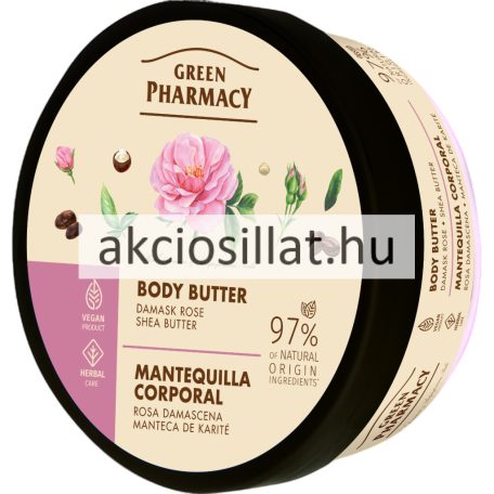 Green Pharmacy testradír damaszkuszi rózsa és shea vaj kivonattal 200ml