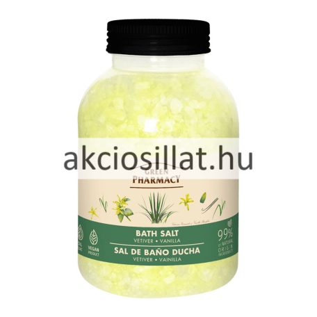 Green Pharmacy Vetiver és Vanília fürdősó 1000g