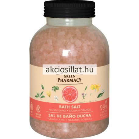 Green Pharmacy Ilang-ilang és Szicíliai Narancs fürdősó 1000g
