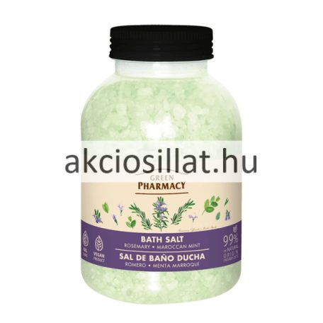 Green Pharmacy Rozmaring és Marokkói Menta fürdősó 1000g