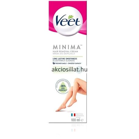 Veet Minima szőrtelenítő krém száraz bőrre 100ml