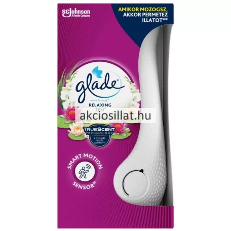 Glade Sense & Spray automata légfrissítő készülék + utántöltő Relaxing Zen 18ml