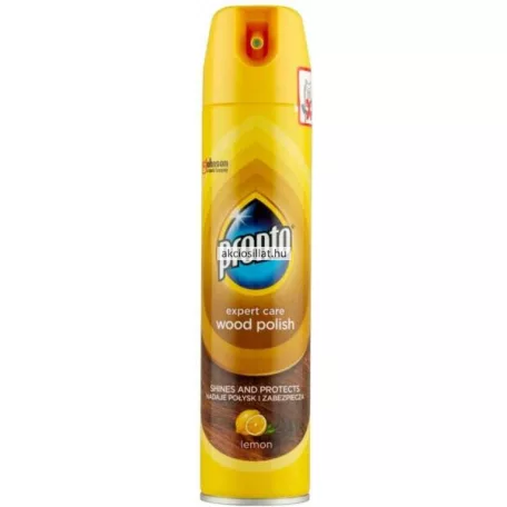 Pronto Expert Care Wood Polish Lemon bútorápoló spray 250ml