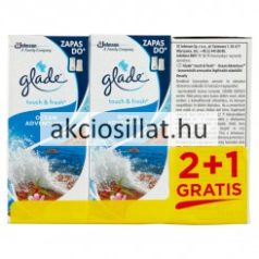   Glade One Touch Ocean Adventure Mini-Spray utántöltő 3x10ml