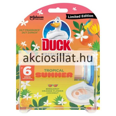 Duck Fresh Discs WC-öblítő korog Tropical Summer 36ml