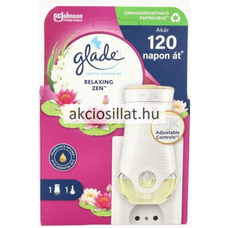 Glade Relaxing Zen elektromos légfrissítő készülék 20ml