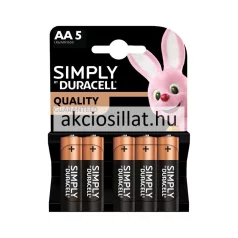 Duracell AA Simply ceruza elem 5db (LR6)