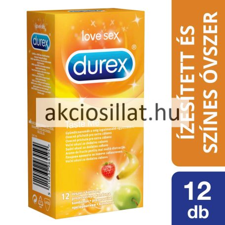 Durex Taste Me gyümölcsös óvszer 12db