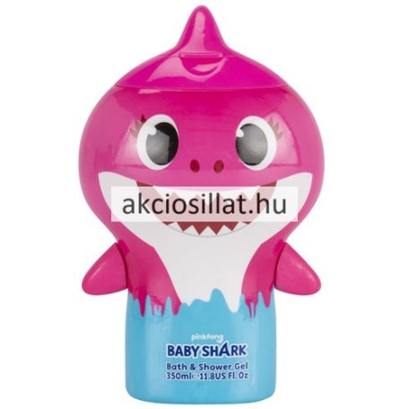 Pinkfong Baby Shark Hab-és Tusfürdő 350ml (rózsaszín)