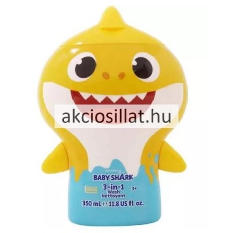 Pinkfong Baby Shark Hab-és Tusfürdő 350ml (sárga)