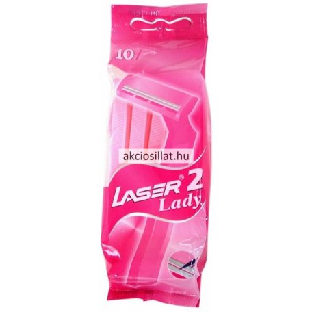Laser Lady 2 pengés női eldobható borotva 10db