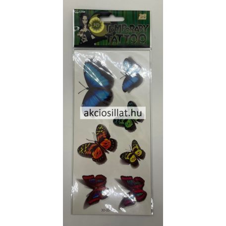 Gyerek tetoválás Tetováló matrica 7db 3D-23