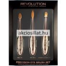 Revolution Precision Eye Brush Set – Professzionális szemsmink ecsetkészlet 3db-os