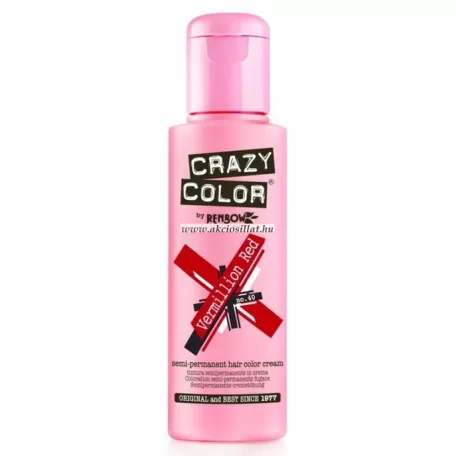 Renbow Crazy Color 40 Vermillion Red hajszínező 100ml