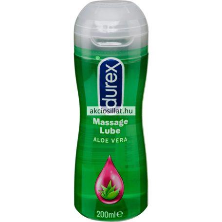 Durex Play Érzéki Masszázs Gél & Sikosító Aloe Vera Kivonattal 200ml