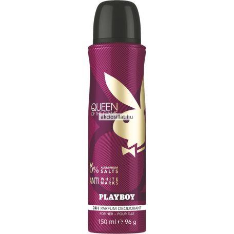 Playboy Queen of the Game 0% Aluminium 24H dezodor 150ml