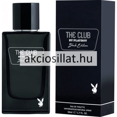 Playboy The Club Black Edition Men EDT 50ml férfi parfüm