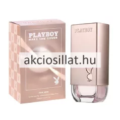 Playboy Make The Cover For Her EDT 100ml női parfüm púderrózsaszín fémes kupakos üvegben és dobozzal akciosillat