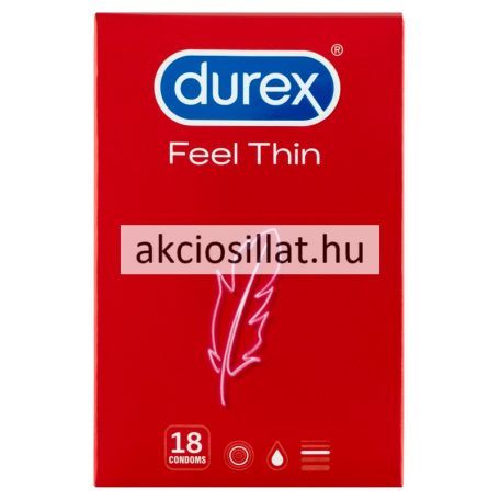 Durex Feel Thin Óvszer 18db