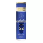 Body Luxuries Asad Blue 250ml férfi testpermet kék-arany flakonban, Asad Zanzibar jellegű illat.