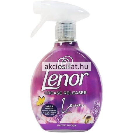 Lenor Crease Releaser Exotic Bloom gyűrődés kisimító spray 500ml