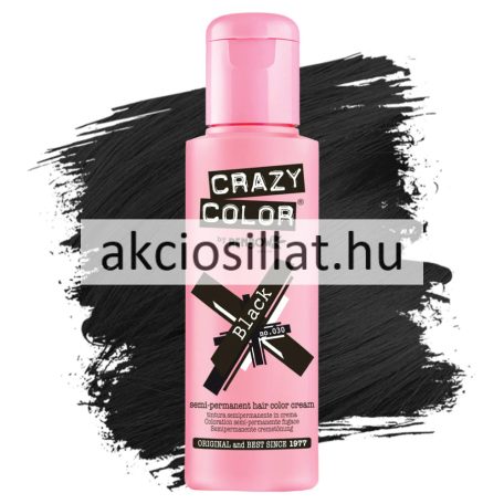 Renbow Crazy Color 30 Black hajszínező 100ml