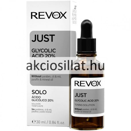 Revox Just Glycolic Acid Arcszérum 30ml