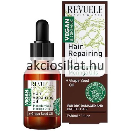 Revuele Hair Repairing Oil Macadamia & Moringa Extracts hajolaj 30ml