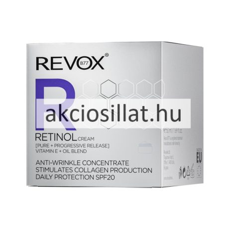 Revox Retinol arckrém fényvédővel SPF20 50ml