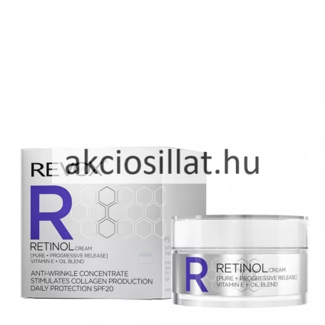 Revox Retinol arckrém fényvédővel SPF20 50ml