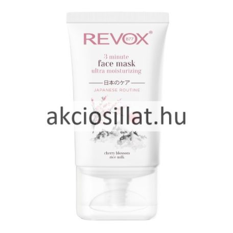 Revox Japanese Ritual 3 perces intenzív hidratáló arcmaszk 30ml