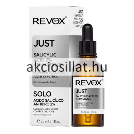 Revox Just Salicylic Acid 2% Anhydrous szalicilsavas arcszérum 30ml