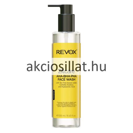 Revox Zitcare AHA BHA PHA Face Wash Arclemosó 250ml