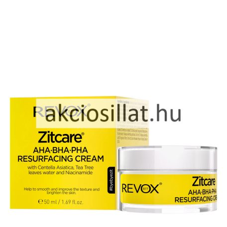 Revox Zitcare AHA BHA PHA Resurfacing Cream pattanás elleni arckrém 50ml