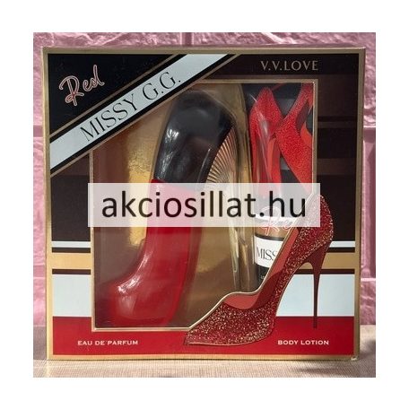 V.V.Love Missy G.G. Red ajándékcsomag / Carolina Herrera Very Good Girl parfüm utánzat 
