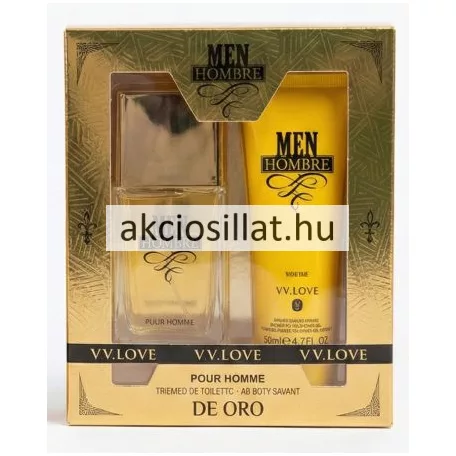 V.V.Love Men Hombre De Oro ajándékcsomag ( Parfüm EDT 30ml + After shave 50ml )