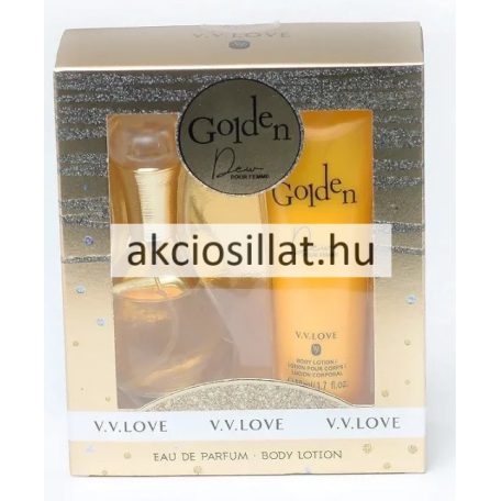 V.V.Love Golden Dew Pour Femme ajándékcsomag ( Parfüm EDP 30ml + Testápoló 50ml )